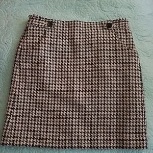 ANN TAYLOR | Petite houndstooth pencil skirt